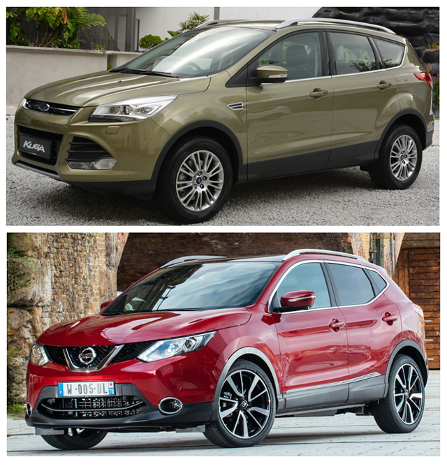 Ford Kuga и Nissan Qashqai Ford Kuga и Nissan Qashqai - два автомобиля, имеющих право называться лучшими внедорожниками для семьи