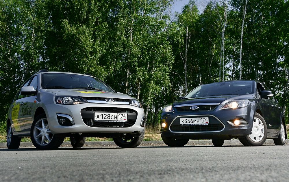 Lada Kalina и Ford