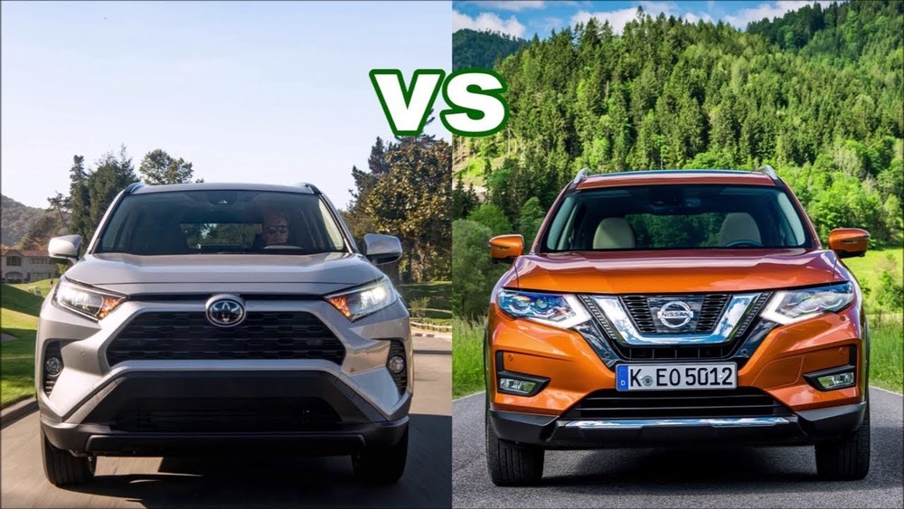 Nissan X-Trail и Toyota RAV4