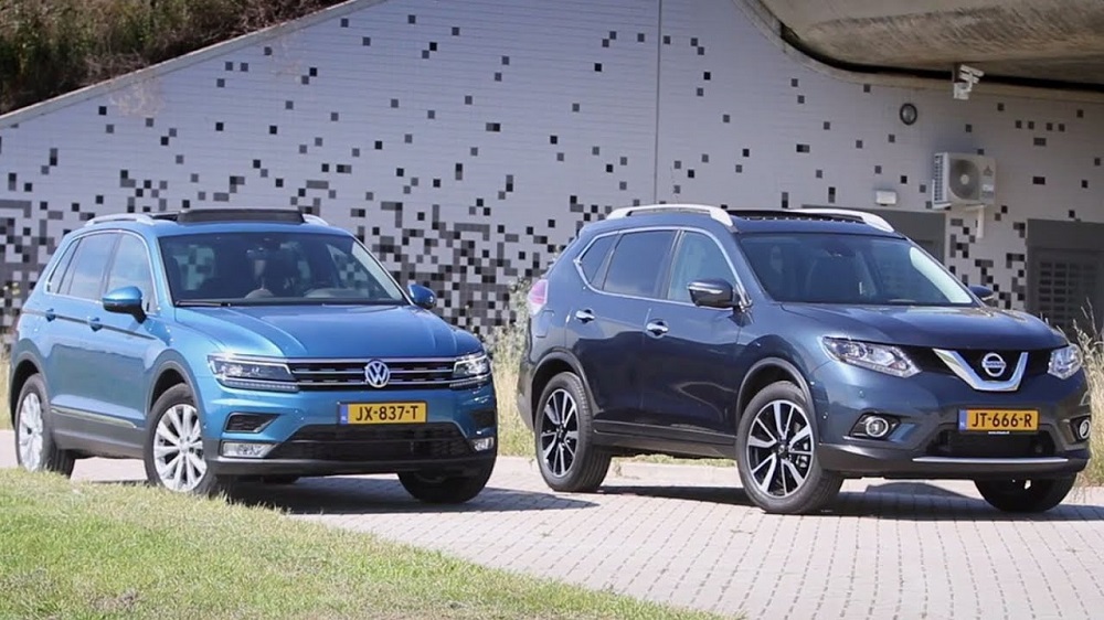 Nissan X-Trail и Volkswagen Tiguan