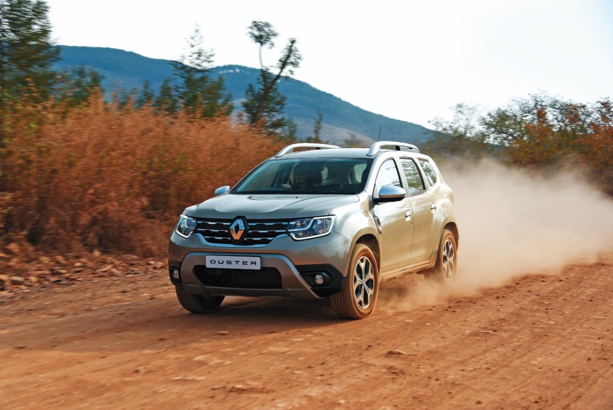 Renault Duster в оливковом цвете Renault Duster