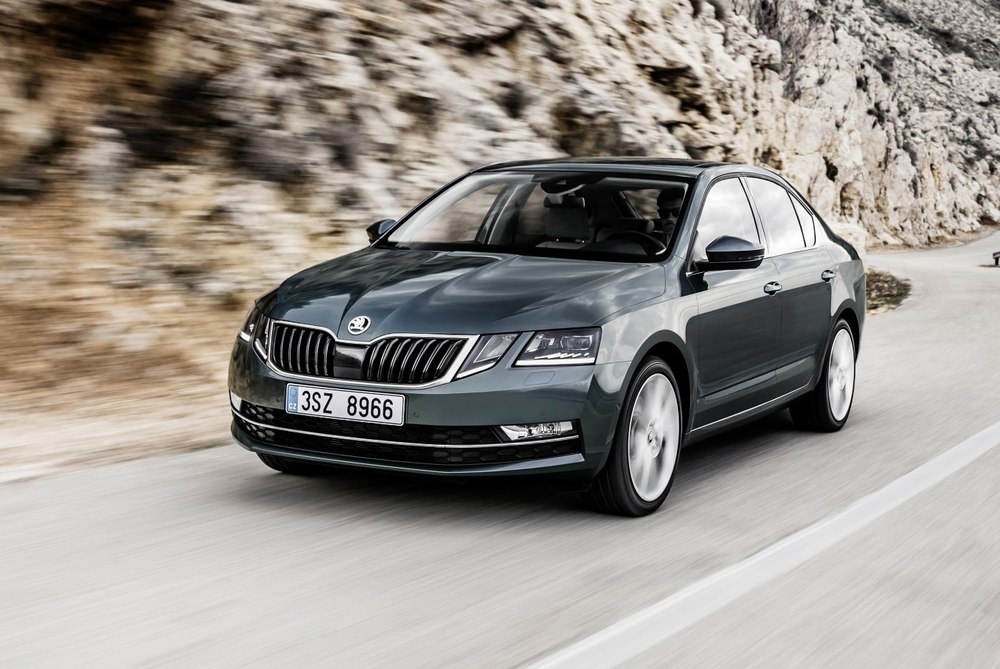 Skoda Octavia серый