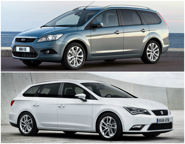 Сравнение автомобилей Ford Focus Wagon и Seat Leon ST FR Сравнение автомобилей Ford Focus Wagon и Seat Leon ST FR