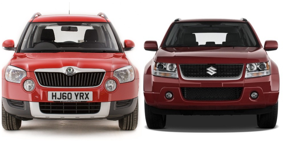 Suzuli Grand Vitara и Skoda Yeti