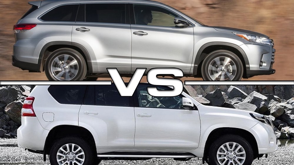 Toyota Land Cruiser Prado и Toyota Highlander