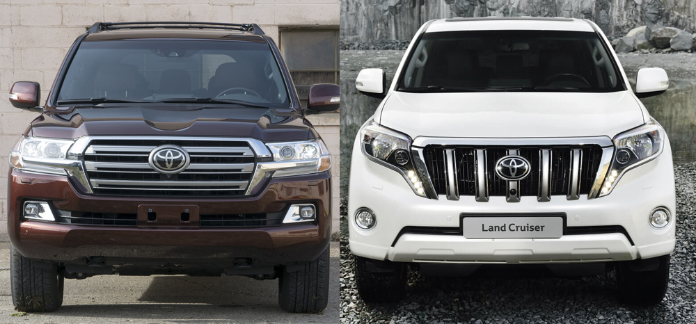 Toyota Land Cruiser Prado и Toyota Land Cruiser 200