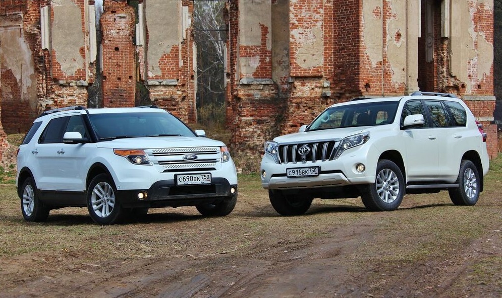 Toyota Prado и Ford Explorer